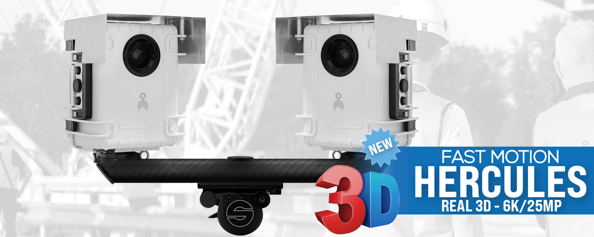 real 3D Timelapse Camera Fast Motion Hercules 25mp/6K