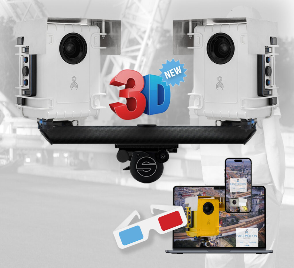 professional construction site camera 3D / 6K / 25 megapixel