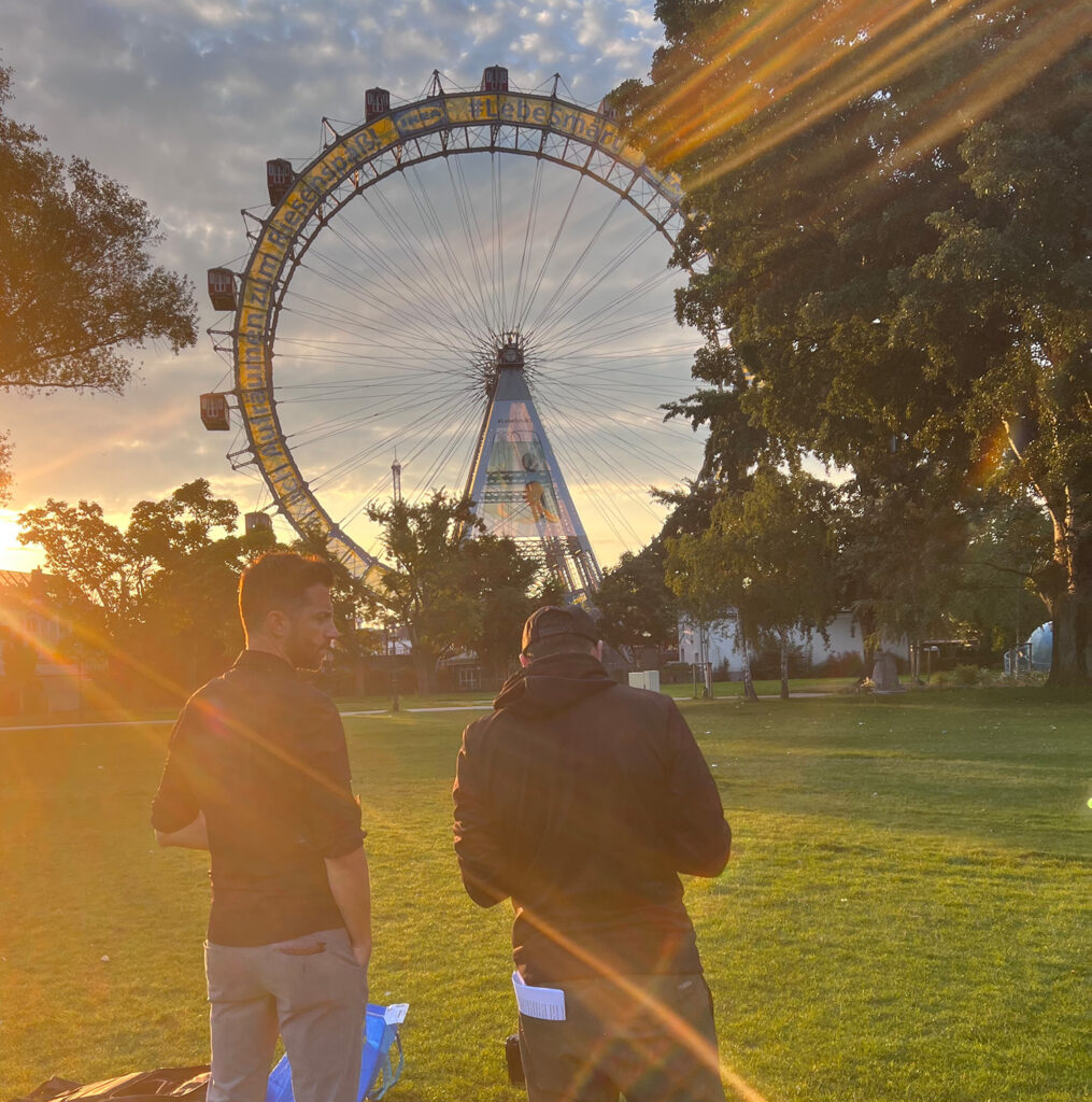 IKEA drone flying Ferris wheel Prater Vienna